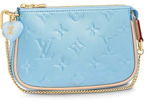 Louis Vuitton Mini Pochette Accessories Lillipop Blue 